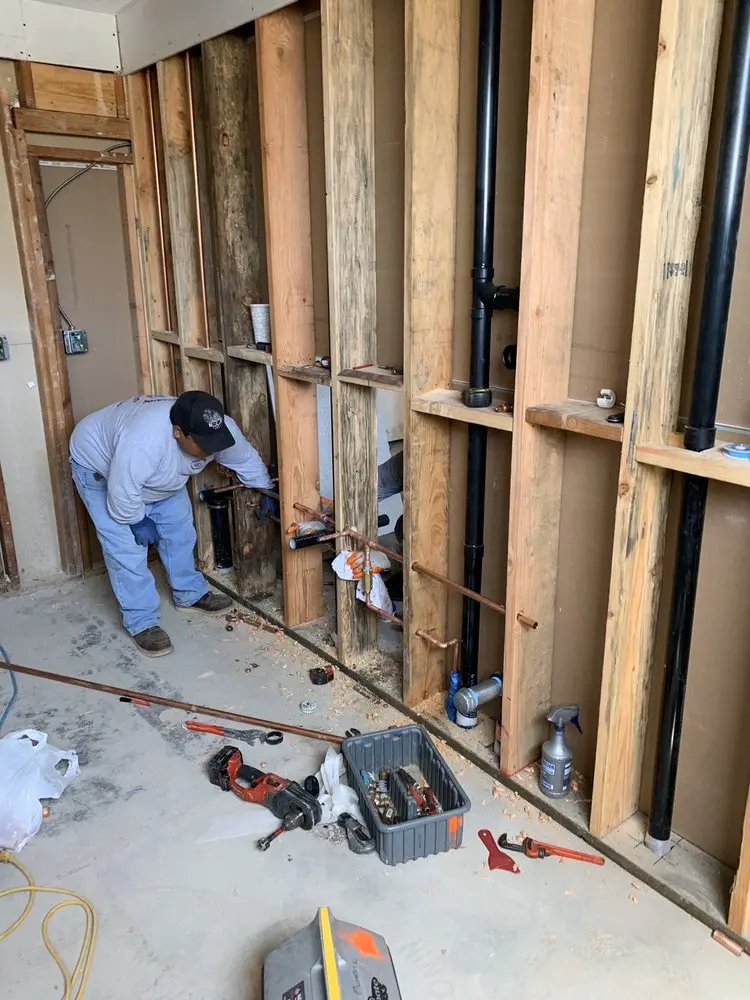 Commercial rough-in plumbing for Gas Line Repair in Knoxville